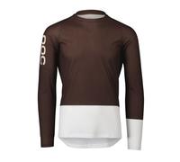 Poc MTB Pure LS - maglia MTB a maniche lunghe - uomo S Brown/White man