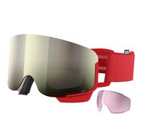 POC Nexal Mid rouge blanc/partly sunny ivory + lenti di riserva 25/26