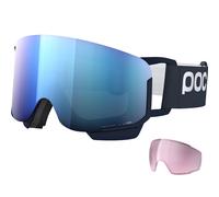 POC Nexal Mid uranium black/partly sunny blue + lenti di riserva 26/27
