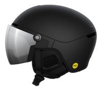 POC - Casco da sci con visiera integrata - Obex Visor Uranium Black Matt/Clarity Universal/Partly Sunny/Silver - Taglia 59-62 cm - Nero