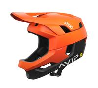 POC Otocon Race MIPS arancione fluorescente avip/nero uranio opaco casco da bici (59-62 cm (L))