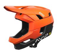 Poc Otocon Race Mips Downhill Helmet Arancione S Fluorescent Orange AVIP / Uranium Black Matt