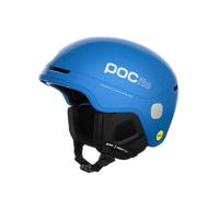 POC POCito Obex MIPS - Leichter und anpassbarer Ski- und Snowboardhelm für Kinder mit RECCO Reflektor, Fluorescent Blue, M-L (55-58cm)