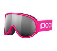 Maschera POC POCito Retina fucsia con lente Clarity Partly Sunny Silver bambini
