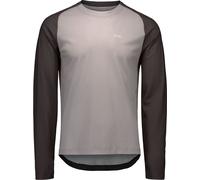 POC - T-shirt leggera e traspirante - M's Motion Air LS Jersey Granite Grey per Uomo in Poliestere Riciclato - Taglia L - Grigio