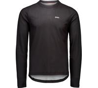 POC - T-shirt leggera e traspirante - M's Motion Air LS Jersey Uranium Black per Uomo in Poliestere Riciclato - Taglia L - Nero
