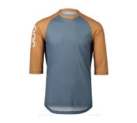 Poc T-shirt MTB Pure 3/4 Uomo Calcite Blue/Aragonite Brown M