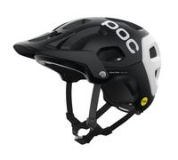 POC Tectal Race MIPS casco da bici nero uranio/bianco idrogeno opaco (55-58 cm (M))