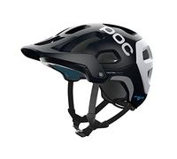 POC Tectal Race SPIN, Casco da Bici, M-L (55-58 cm), Nero/Bianco (Uranium Black/Hydrogen White)