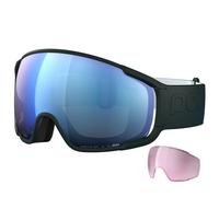 POC Zonula Pargasite Green/Clarity Highly Intense/Partly Sunny Blue Occhiali da sci