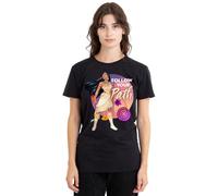 Pocahontas Follow Your Path Ladies T Shirt, Black, Nero, S Donna