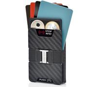 POCARDO Slim Wallet | Portafoglio porta carte con portamonete | Mini portafoglio per banconote, monete e carte | Protezione RFID | Uomo