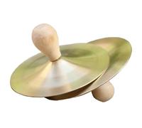 Poccali a mano, materiale rame multifunzionale da 2 pc Cymbals Facile da afferrare un'eccellente qualità del suono per bambini Bambini Early Educational