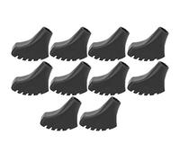 Poccini per padie da cammino da camminata Accessorio universale Set di sostituzione in PVC durevole Proteggi le punte riducono il rumore per trekking esterni da trekking neri da