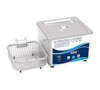 POCDOKYZ Ultrasonic Cleaner 40kHz with Degas & Variable Wave Modes, Digital Timer and Heater, Stainless Steel Jewelry Cleaner for Glasses, Rings, Watches, Circuit Boards, 3.2L/6.5L Capacity(6.5L)