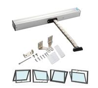 POCDUUA Attuatore Elettrico per Finestre, Apri Finestra Automatico, Catena A Doppio Strato/Bassa Rumorosità, per Finestre A Battente con Lucernario (Pannello di Comando + Telecomando Wireless), 800mm