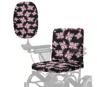 Poceacles Coprisedile per scooter per attività all'aperto, per sedia a rotelle, resistente, protezione per tutte le condizioni atmosferiche da sole, pioggia e polvere, misura universale con fascia