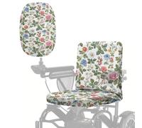 Poceacles Coprisedile per sedia a rotelle, protezione solare, per mobilità e scooter, con bordo elastico, resistente, decorativo, accessorio per sedia a rotelle elettrica, per anziani e anziani
