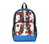 Poceacles Zaino trasparente da 17 pollici di grande capacità per bambini ragazzi ragazze trasparente Bookbag PVC scuola borsa per lo stadio di viaggio, Basket Calcio Football americano, 17", Zaino