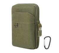 Poche De Téléphone Portable - Sac À Ceinture De Téléphone Portable Avec Zipper Et Moll System | Étui Du Sac De Téléphone Portable En Nylon | Poche Universelle De La Hanche Pour Les Hommes | Porte-cour