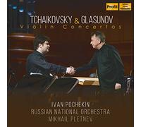 Pyotr Il'yich Tchaikovsky Tchaikovsky & Glasunov: Violin Concertos (CD) Album