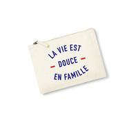 Pochette 100% Cotone, LA VITA È DOLCE IN FAMIGLIA