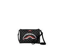 Pochette a tracolla Sharks In Paris WTF Bubbly Black Check Sprayground