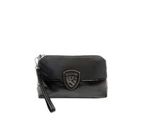 Blauer pochette necessaire Borsa Nera Con Logo Con Strass tracolla bag donna MIRA