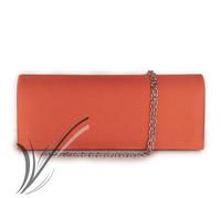 Pochette cerimonia in raso elegante da donna borsa piccola borsetta clutch sera