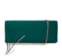 Pochette cerimonia in raso elegante da donna borsa piccola borsetta clutch sera