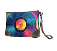 Pochette colorata in pelle Viny per CD, da donna, con cinturino staccabile, da sera, per matrimoni, feste, viaggi, affari