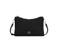 Pochette con cerniera Ivy Aigner nero con dettagli argentati