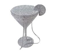 Pochette Con Strass - Borsa Da Sera Con Strass A Calice, Pochette Elegante Per Mogli Da Donna Appassionati Di Feste Elegante Per Donne, Mogli, Appassionati Di Feste Amanti Della Stilisti Creativi