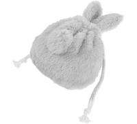 Pochette Coniglio in Peluche con Coulisse per Donne e Ragazze | Morbida e Riutilizzabile, Apertura Semplice, per Biscotti o Auricolari, Regalo per Nozze e San Valentino