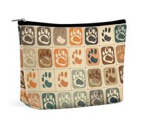 Pochette cosmetica a forma di di gatto con cerniera, borsa da toilette gran