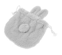 Pochette Cosmetica Coniglio in Peluche Coulisse per Bambina | Morbida e Riutilizzabile, Apertura Facile, per Biscotti e Monete, Idea Regalo per San Valentino