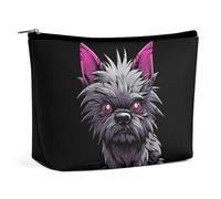Pochette cosmetica grigia con cerniera a forma di cane Winnie the Pooh, bor