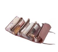 Pochette Cosmetica Haar Travel Coleve Bag Women Women Mesh Make Up Box Box Basket Weup Brush Brush Organizzatore Di Stoccaggio Rossetto-Rosa