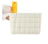 Pochette da donna - Accessorio alla, organizzatore di grande capacità, cosmetici da viaggio alla, organizer per trucco portatile, borsa da sera chic | La frizione prende in, bianco, Se