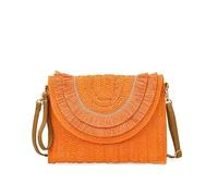 Pochette da Donna Borse a tracolla da spiaggia estive da donna in paglia di rafia intrecciata alla moda(ORANGE 1PC)