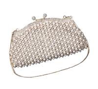 Pochette Da Elegante Da Donna Con E Perle Per Eventi Formali E Feste Borsa Tracolla A Catena Borsa Catena Staccabile