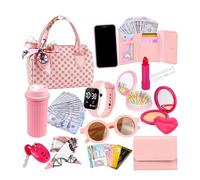 Pochette da Gioco per Piccole Ragazze | Borsa Trucco Gioco d'Imitazione | Gioco di Ruolo Principessa per Ragazzine 3 4 5 6 Anni
