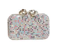 Pochette da matrimonio da donna con design diamantato | Portafoglio da banchetto con catena, grande capacità, per matrimoni, feste, appuntamenti, shopping, borsa a tracolla