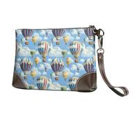 Pochette da polso da donna, con stampa mongolfiera retrò
