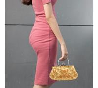 Pochette da sera fatta a mano 1pc Borsa da borsa retrò da donna chic per