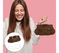 Pochette da sera fatta a mano 1pc Borsa da borsa retrò da donna chic per