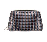 Pochette da viaggio con stampa di un piccolo procione alla moda da donna, trousse da viaggio per il fine settimana, Oro, Taglia unica, Classico