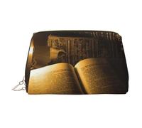 Pochette da viaggio in pelle con lettura notturna a lume di candela