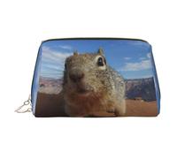 Pochette da viaggio per cosmetici in pelle con topolino