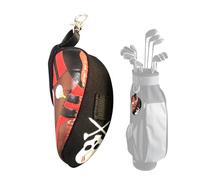 Pochette de balle de golf, custodia de rangement à forme de chaussures pour 2 balle et 2 tees, pochette de stockage golf, pour voyage torneo training, partite de training palestra all'aperto